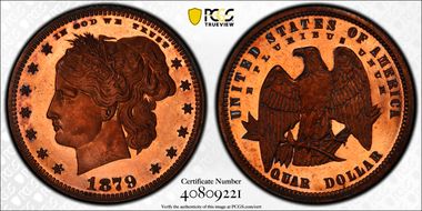 1879 25C J-1591 PR67RB