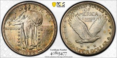 1920-D 25C MS63FH