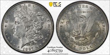 1897 $1 MS62