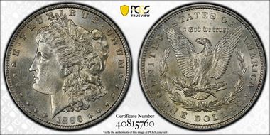 1896 $1 MS61