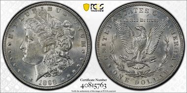 1898 $1 AU58