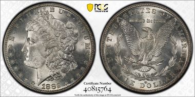 1882-S $1 MS64