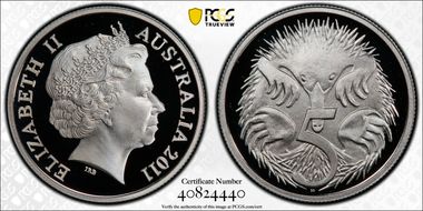 2011 5C Silver PR70DCAM