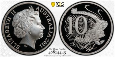 2011 10C Silver PR69DCAM