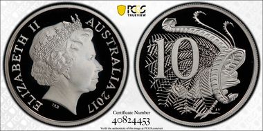 2017 10C Silver PR69DCAM