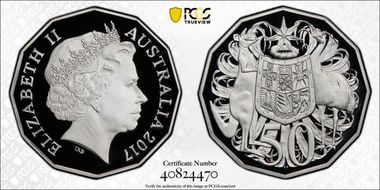 2017 50C Silver PR69DCAM
