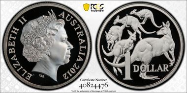 2012 $1 Silver PR69DCAM