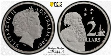 2007 $2 Silver PR70DCAM