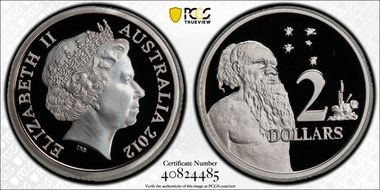 2012 $2 Silver PR70DCAM