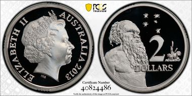 2013 $2 Silver PR69DCAM
