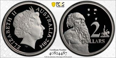 2014 $2 Silver PR69DCAM