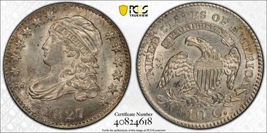 1827/7 10C JR-1 MS64