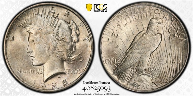 Cert 40825093 - Coin Image