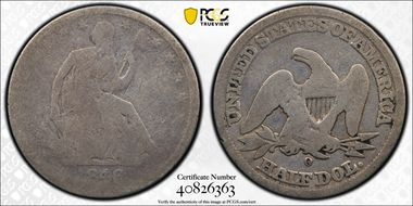 1846-O 50C Medium Date N1