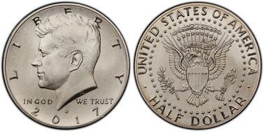 2017-S 50C Enhanced Unc Set SP69