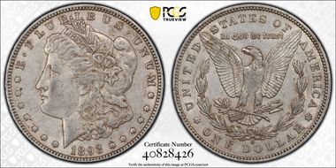 1893-O $1 AU50