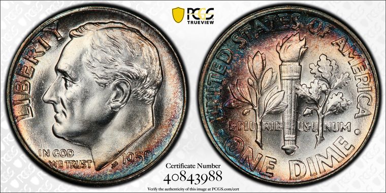 Cert 40843988 - Coin Image