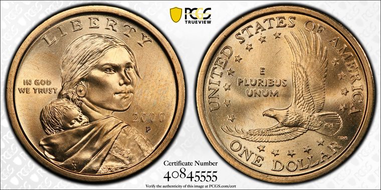 Cert 40845555 - Coin Image