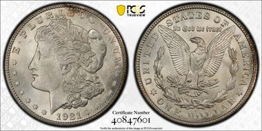 1921-S $1 MS65+