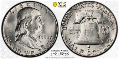 1950 50C MS63FBL