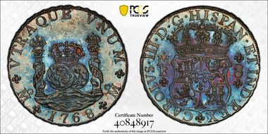 1768-Mo MF 8 R Calico-1094 AU58
