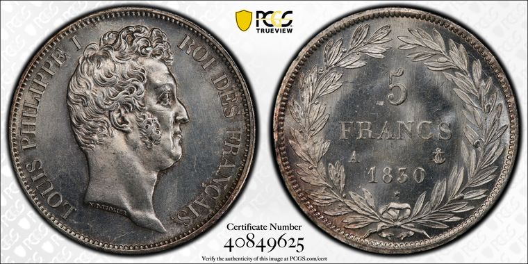 Cert 40849625 - Coin Image