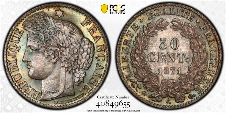 Cert 40849655 - Coin Image