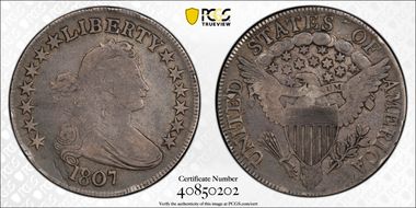 1807 50C Draped Bust F12