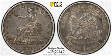 1878-S T$1 Trade XF45