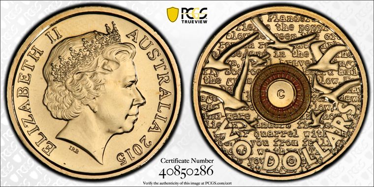 Cert 40850286 - Coin Image