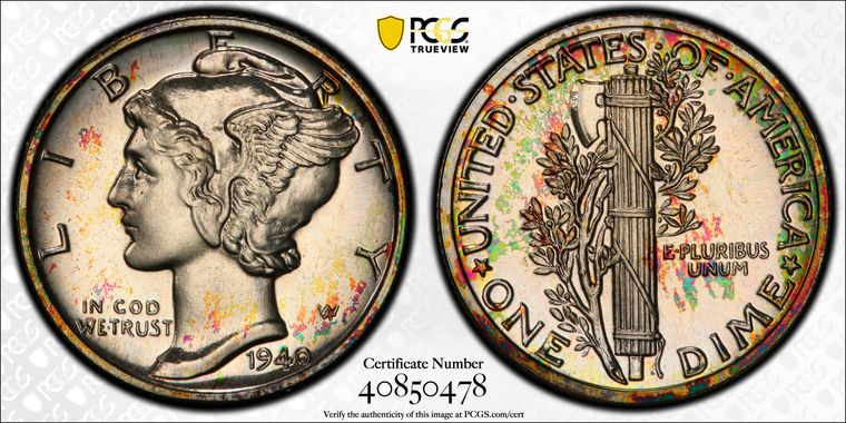 Cert 40850478 - Coin Image