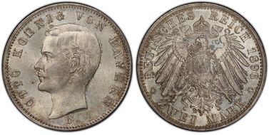 1896-D 2 Mk J-45 MS65+