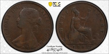 1862 1/2D S-3956 A By Lighthouse F12BN