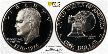 1976-S $1 Clad Type 2 PR68