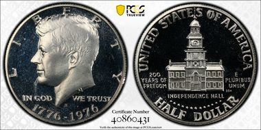 1976-S 50C Silver PR66DCAM