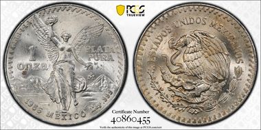 1988-Mo Onza Libertad Ag MS66