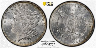 1882 $1 MS62