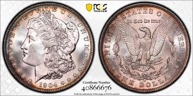 1904-O $1 MS66