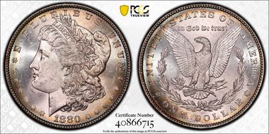 1880 $1 MS64