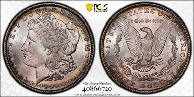 1885 $1 MS64