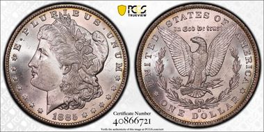 1885-O $1 MS65