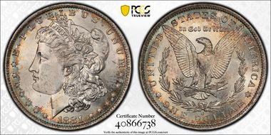 1881-O $1 MS64