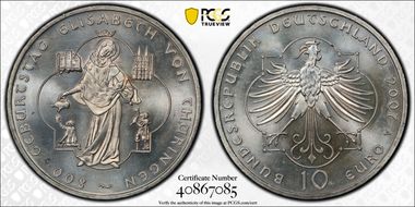 2007-A € 10 Thuringen MS66