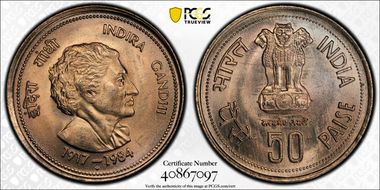 (1985)(B) 50 Pai Indira Gandhi MS66