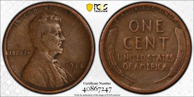 1918-S 1C VF20BN