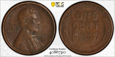 1924-S 1C VF30BN