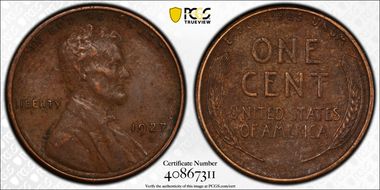 1927-S 1C XF45BN