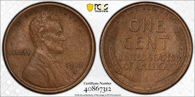 1915-S 1C AU53BN