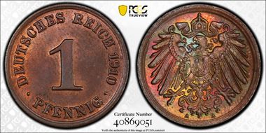 1910-A Pfg MS64BN