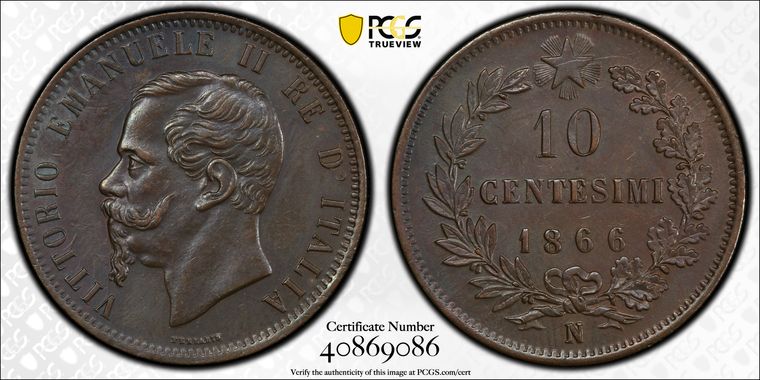 Cert 40869086 - Coin Image